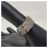 14K white gold & diamond ring
