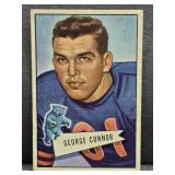 1952 Bowman Small #19 George Connor Football