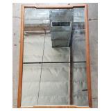 Vintage framed mirror