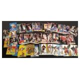 Group of basketball cards, Upper Deck, Fleer