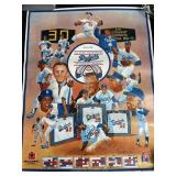 Lot of vintage Dodgers posters