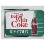 Coca-Cola metal sign
