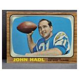 1966 Topps #125 John Hadl Football Card.