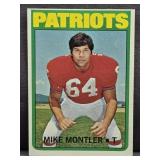 1972 Topps Football #324 Mike Montler Card.