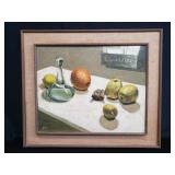 Signed oil painting on panel