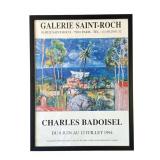 Framed Charles Badoisel Galerie Saint-Roch poster