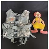 Camouflage tactical style vest