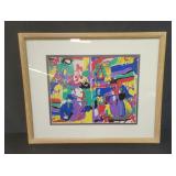 Vintage print on fabric