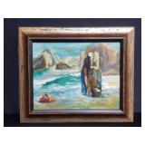 Signed oil painting on board Philip Thorngate