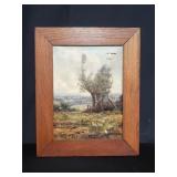 Antique oil painting on canvas