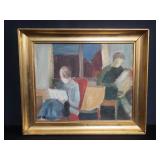 Signed oil painting on masonite