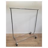 Folding garment rack