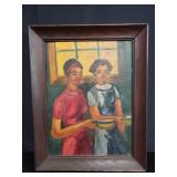 Acrylic painting on canvas