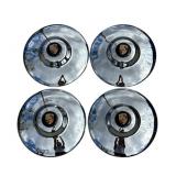 Lot of 4 vintage Porsche hubcaps
