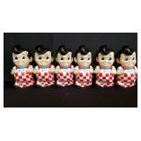 Box of plastic Big Boy coin banks