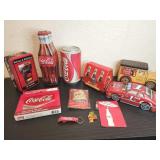 Vintage Coca-Cola collectibles, playing cards,