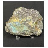 Raw azurite malachite specimen