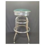 Vintage chrome and vinyl stool
