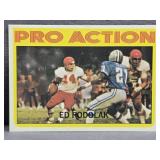 1972 Topps #349 ED PODOLAK Football Card.