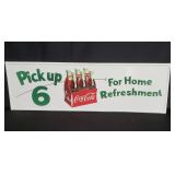 Metal Coca-Cola advertisement