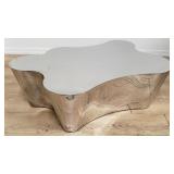 Movement-C chrome coffee table
