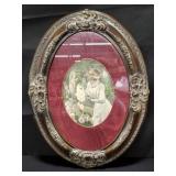 Vintage embelished etching