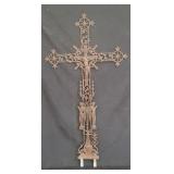 Antique wrought iron crucifix
