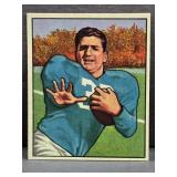 1950 Bowman #75 John Panelli Football Card.