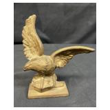 Vintage cast iron eagle statue