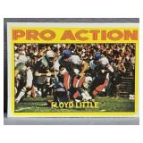 1972 Topps Pro Action #339 Floyd Little Football