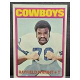 1972 Topps #316 Rayfield Wright Football Card.