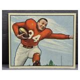 1950 Bowman #93 Pat Harder Football Card.