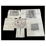 Vintage military maps