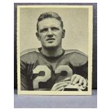 1948 Bowman #74 Frank Dancewicz Football Card.