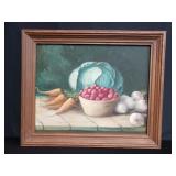 Signed oil painting on masonite by Maude Boone