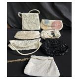 Lot of handmade beaded bags