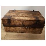 Antique  wooden  trunk