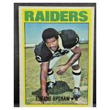 1972 TOPPS #186 GENE UPSHAW ROOKIE RC FOOTBALL