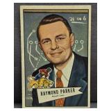 1952 Bowman Small #84 Buddy Parker Football Card.
