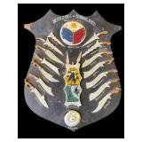 Vintage Weapons Of Moroland wall plaque