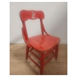 Kids antique  chair  13"x 11