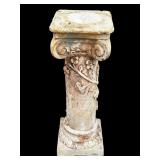 Vintage plaster pedestal
