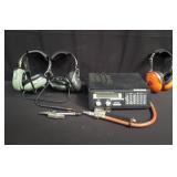 Box of hearing protection and realistic scanner