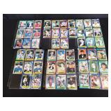 Group of Topps baseball cards