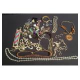 Group of costume jewelry