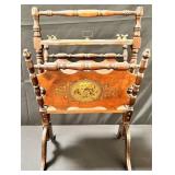 Vintage magazine rack/smoking stand