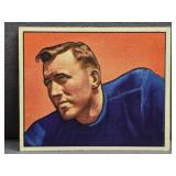 1950 Bowman #84 Barney Poole Football Card.
