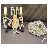 Pair of contemporary sconce and ceiling light