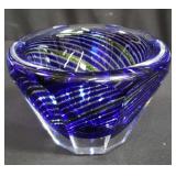 Studio art glass bowl