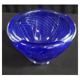 Studio art glass bowl
